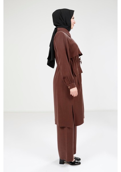 Koyu Kahve Tunik Pantolon Takım 9240 fiyatları