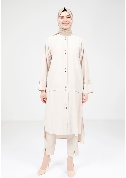 Çıtçıtlı Taş Renk Giy Çık 9239