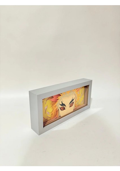 Rengoku 3D Anime Lightbox Işıklı Kutu Tablo