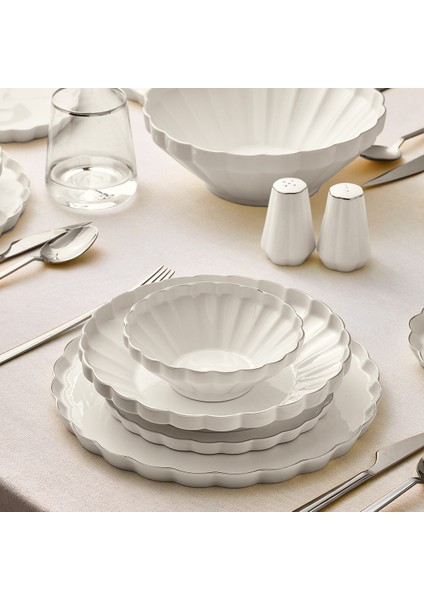 Margaret Platin 54 Parça 12 Kişilik Yemek Takımı