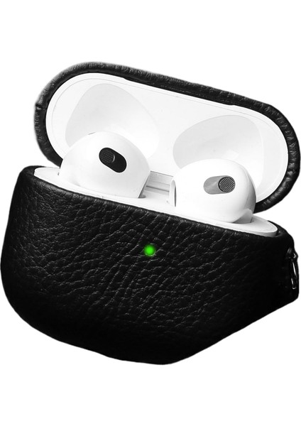 Airpods Pro Kulaklık Kılıfı Için Yumuşak Kabuk Pu Litchi Desen Her Şey Dahil (Yurt Dışından)