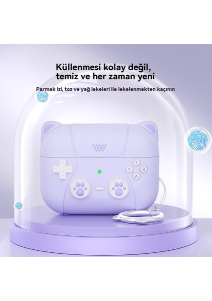 Sevimli Silikon Oyun Konsolu Stili Için Airpods 4 Nesil Kulaklık Seti (Yurt Dışından)