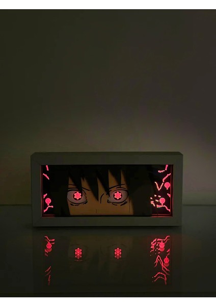 Sasuke 3D Anime Lightbox Işıklı Kutu Tablo