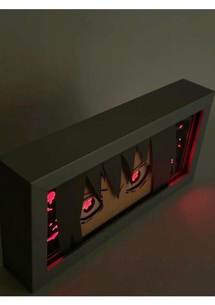 Sasuke 3D Anime Lightbox Işıklı Kutu Tablo