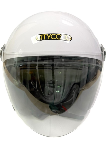 Motosiklet Yarım Kask Şeffaf Rüzgarlıklı, Siyah Güneşlikli, Ter Yapmayan Pedli, Çift Vizör fiyatları