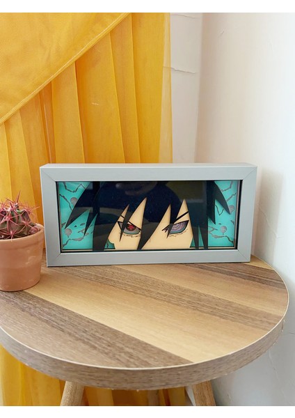 Sasuke2 3D Anime Lightbox Işıklı Kutu Tablo