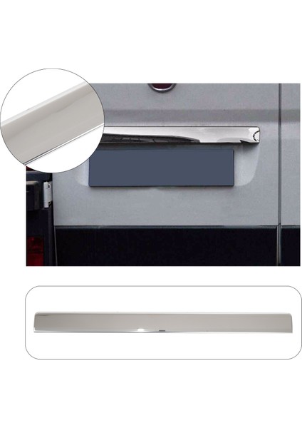 Citroen Jumper Uyumlu 2014 ve Üzeri Krom Bagaj Çıtası Paslanmaz Çelik