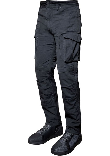 Truva Cargo Black Korumalı Motosiklet Pantolonu Erkek fırsatları