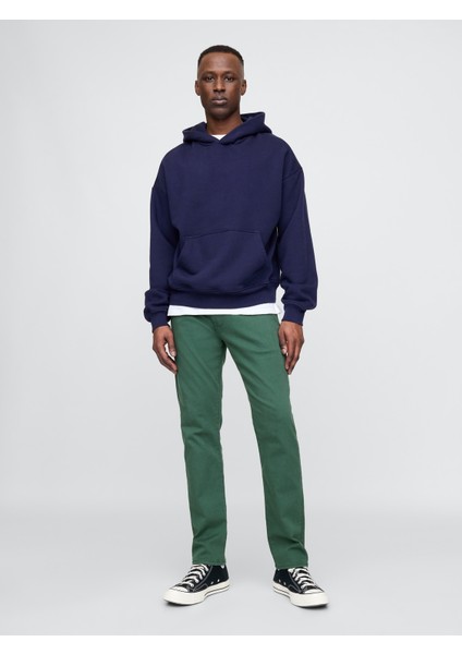 Erkek Yeşil Gapflex Slim Fit City Max Jean Pantolon