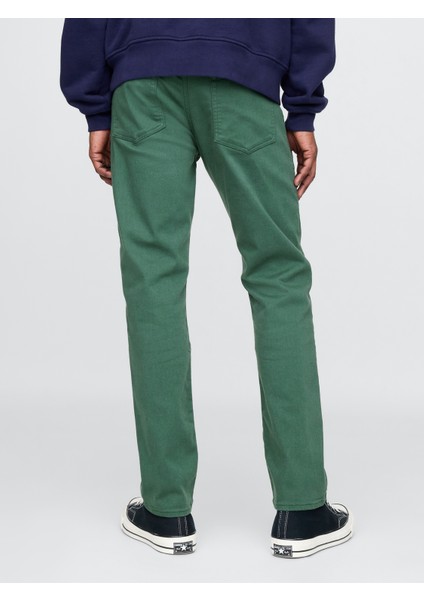 Erkek Yeşil Gapflex Slim Fit City Max Jean Pantolon fırsatları