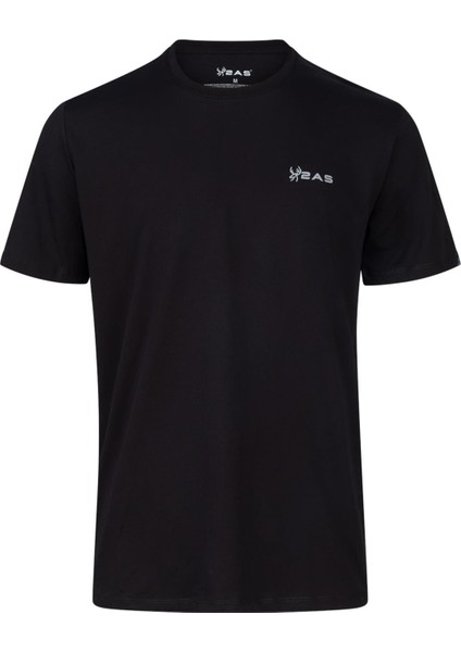 Alex Erkek Sıfır Yaka T-Shirt Siyah