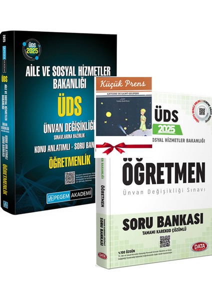 2025 Data Üds Aile ve Sosyal Hizmetler Bakanlığı Öğretmen Ünvan Değişikliği Sınavına Hazırlık Seti