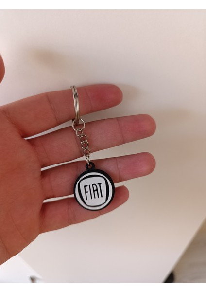 3D Baskı Fiat Oto Anahtarlık