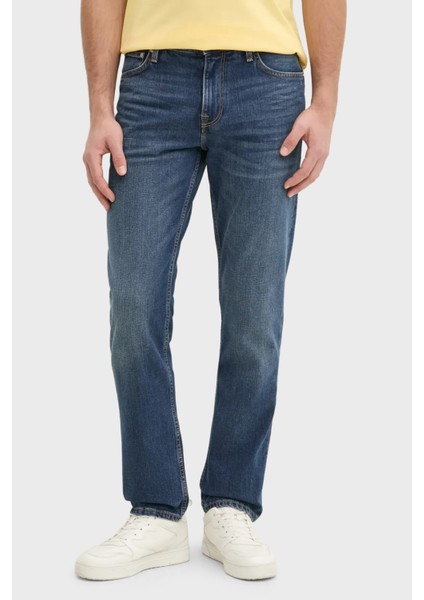 Pamuklu Straight Fit Normal Bel Düz Paça Jeans Erkek Kot Pantolon MW0MW38826 1bd