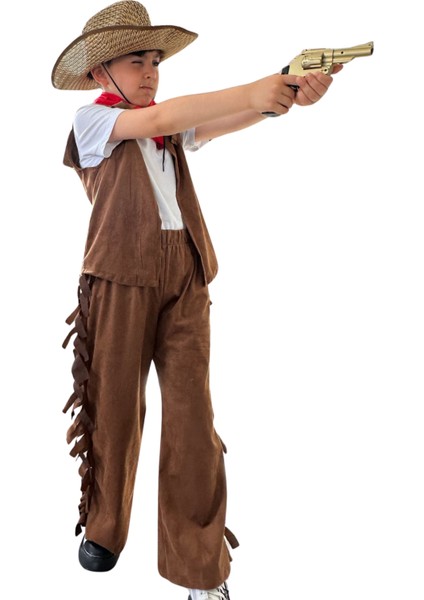 Kovboy Erkek Çocuk Tişört Kombin Kostüm fırsatları