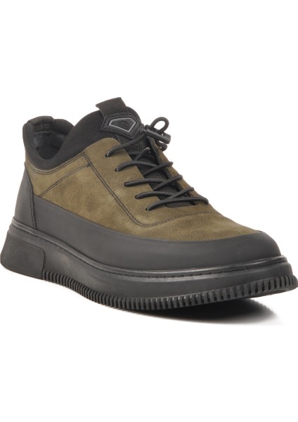 Siyah-Haki Hakiki Deri Erkek Sneaker 4K9824-2297 M