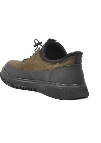 Siyah-Haki Hakiki Deri Erkek Sneaker 4K9824-2297 M fırsatları