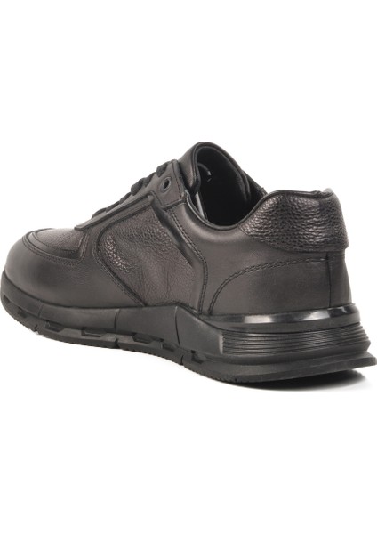 Siyah Hakiki Deri Erkek Sneaker 4K1836-6283 M