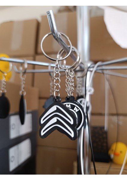 Citroen 3D Baskı Oto Anahtarlık fiyatları