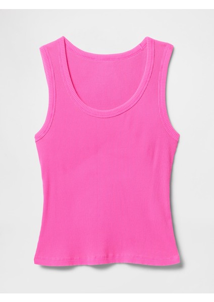 Kadın Pembe Fitilli Halter Yaka Atlet