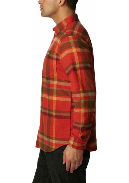 Pitchstone Heavyweight Flannel Erkek Uzun Kollu Gömlek