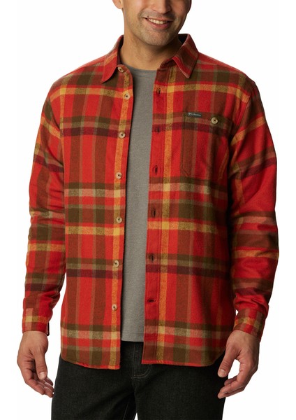 Pitchstone Heavyweight Flannel Erkek Uzun Kollu Gömlek