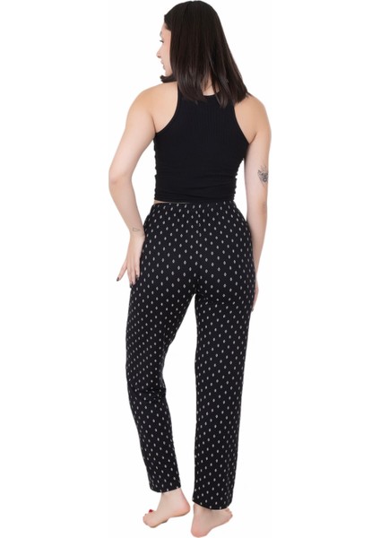Looksense Kadın Siyah Viskon Tek Alt Pijama 03200 fırsatları