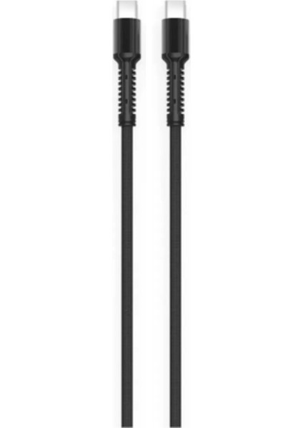 360° Dönebilen Iki Ucuda Usb-C Kablo 60W - 1.2 Metre, Dayanıklı ve Esnek Tasarım