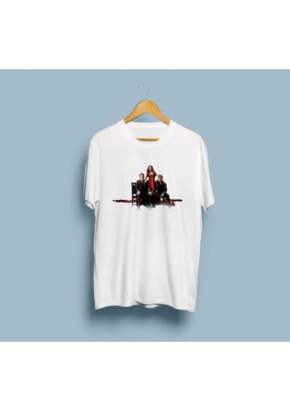 Oversize The Vampire Diaries Tasarım Unisex T-Shirt