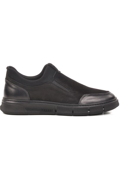 Siyah Hakiki Deri Erkek Sneaker 3K1857-1093 M