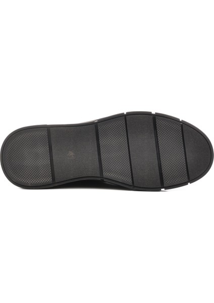 Siyah Hakiki Deri Erkek Sneaker 3K1857-1093 M