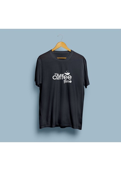 Oversize Kahve Zamanı Yeni Tasarım Unisex T-Shirt
