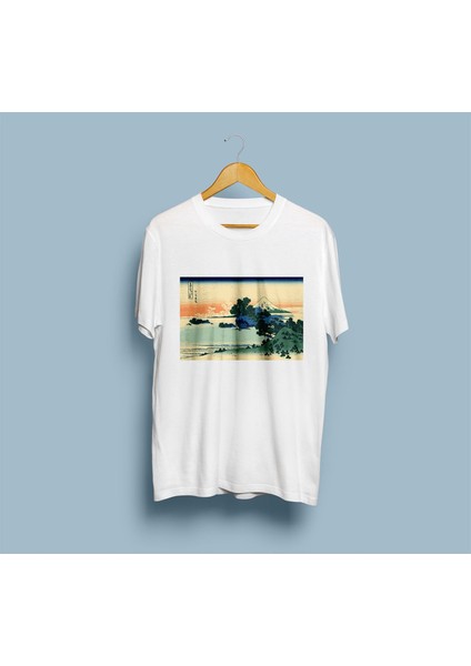 Oversize Sagami Plaj Tasarım Unisex T-Shirt