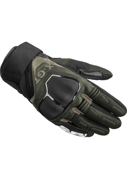 Spıdı X-Gt Deri Eldiven Siyah Haki