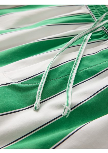 Kadın Yeşil Organik Pamuk Poplin Boxer Şort modelleri