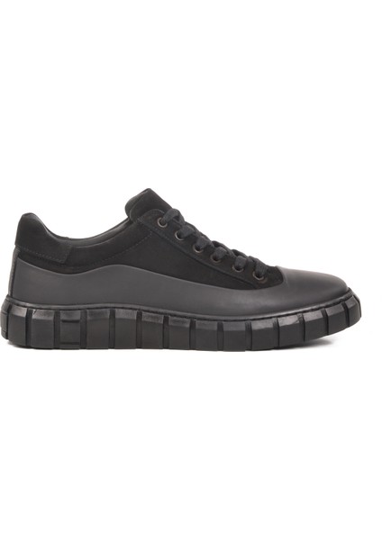 Siyah Nubuk Hakiki Deri Erkek Sneaker 2K0674-7662 M modelleri