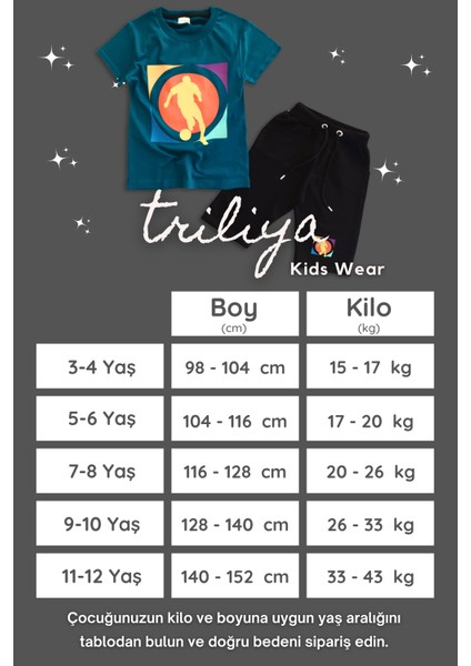 Pamuklu Çocuk Kapri Takımı (Cepli & Kordonlu, 3-12 Yaş)