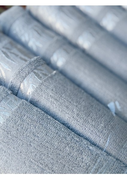 Bambu El Havlusu 6 Adet 50 x 90 cm Yumuşak ve Su Emici Gri El Havlusu
