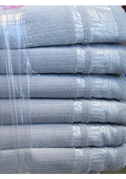 Bambu El Havlusu 6 Adet 50 x 90 cm Yumuşak ve Su Emici Gri El Havlusu