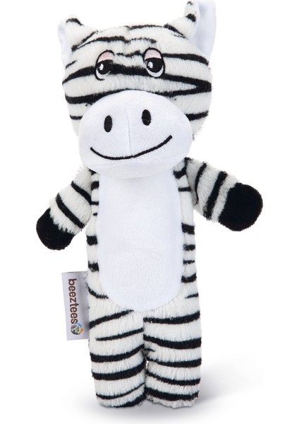 Beeztees Köpek Oyuncağı, Sesli, Kaplan, Peluş, Beyaz/siyah, 23X10X4CM