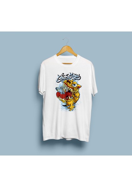 Oversize Catchyou Tasarım Unisex T-Shirt
