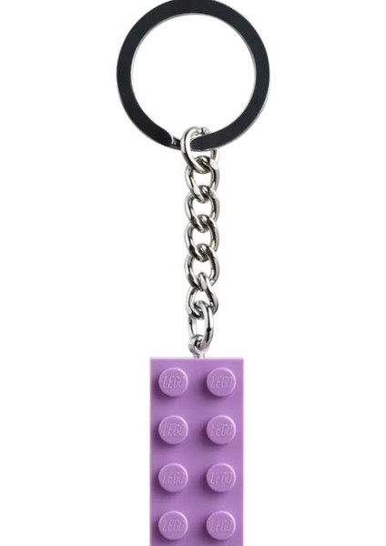 854304 Orta Lavanta 2x4 Saplamalı Anahtarlık