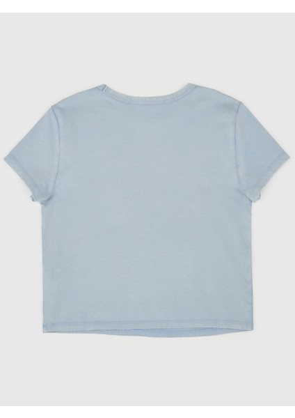 Kadın Mavi Gap Logo T-Shirt fiyatları