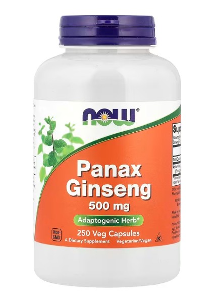Panax Ginseng, 250 Veg Capsules 500 mg