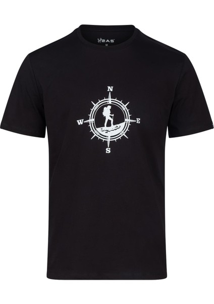 Alex Baskılı Erkek Sıfır Yaka T-Shirt