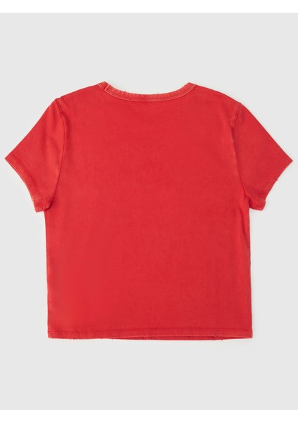 Kadın Kırmızı Gap Logo T-Shirt fiyatları