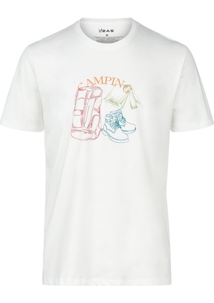 Alex Baskılı Erkek Sıfır Yaka T-Shirt