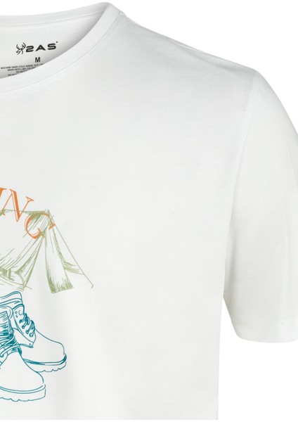 Alex Baskılı Erkek Sıfır Yaka T-Shirt modelleri