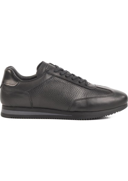 2K1004-HK-7811 M Siyah Hakiki Deri Sneaker modelleri