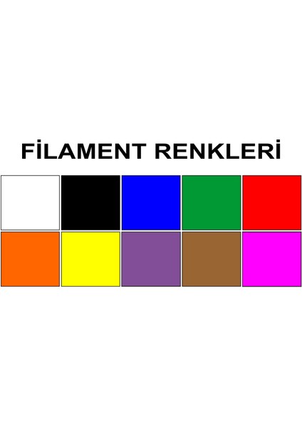 Mavi Renk 3D Kalem + 10 Renk Toplam 50 Metre Pla Filament + Şablon